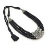 Big Beads 3 Layer Necklace_Black