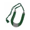 Big Beads 3 Layer Necklace_Green