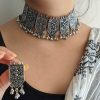 German Silver Boho Tribal Choker set1