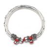 German Silver Kada Bracelet_Red