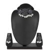 German Silver Kundan Studded Choker Set_Black