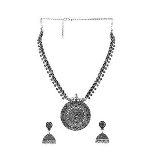 German Silver Round Choker Set