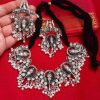 Oxidised Silver Gypsy Trishul Jewelry Set_cover