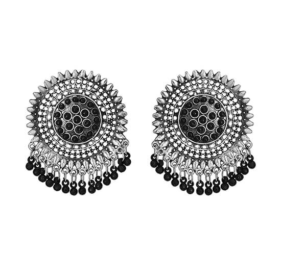 Earrings & Studs | Oxidized Silver Earrings | Freeup