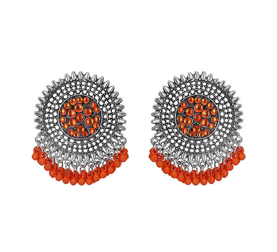 Discover more than 157 earrings orange colour