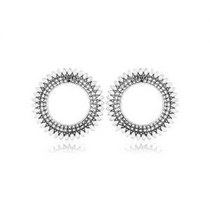 Oxidized Silver Stud_Silver