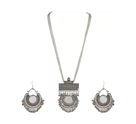 Oxidized Silver Jewely Set_cover