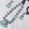 German Starling Aquralic Bead Jewellery Set - green 3