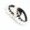 Black Silk Thread Shell Handcrafted Bangles 1