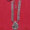 German Silver Om Ganesha Necklace 2