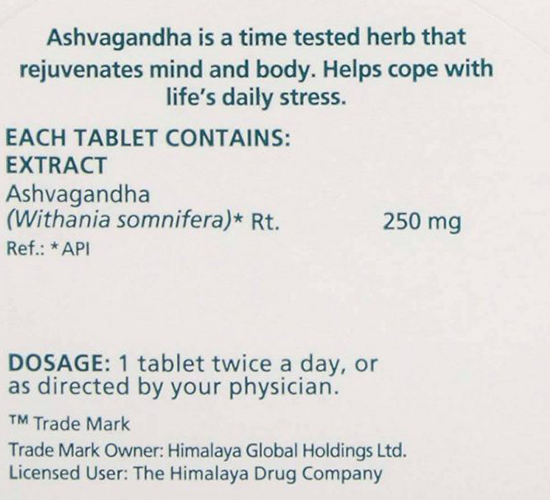 Himalaya Pure Herbs Ashvagandha 5