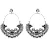 Oxidized Peacock Chandbali Jhumka black 1