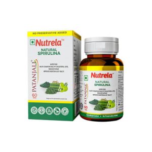 Patanjali Nutrela Natural Spirulina Tablet.